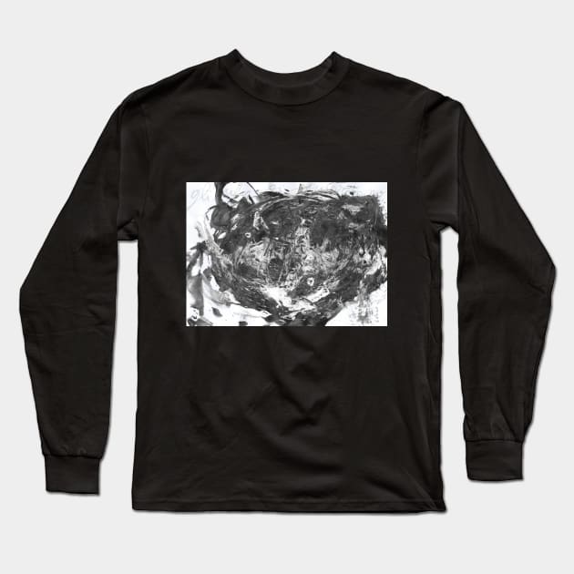 Are ufos watching us? Long Sleeve T-Shirt by walter festuccia